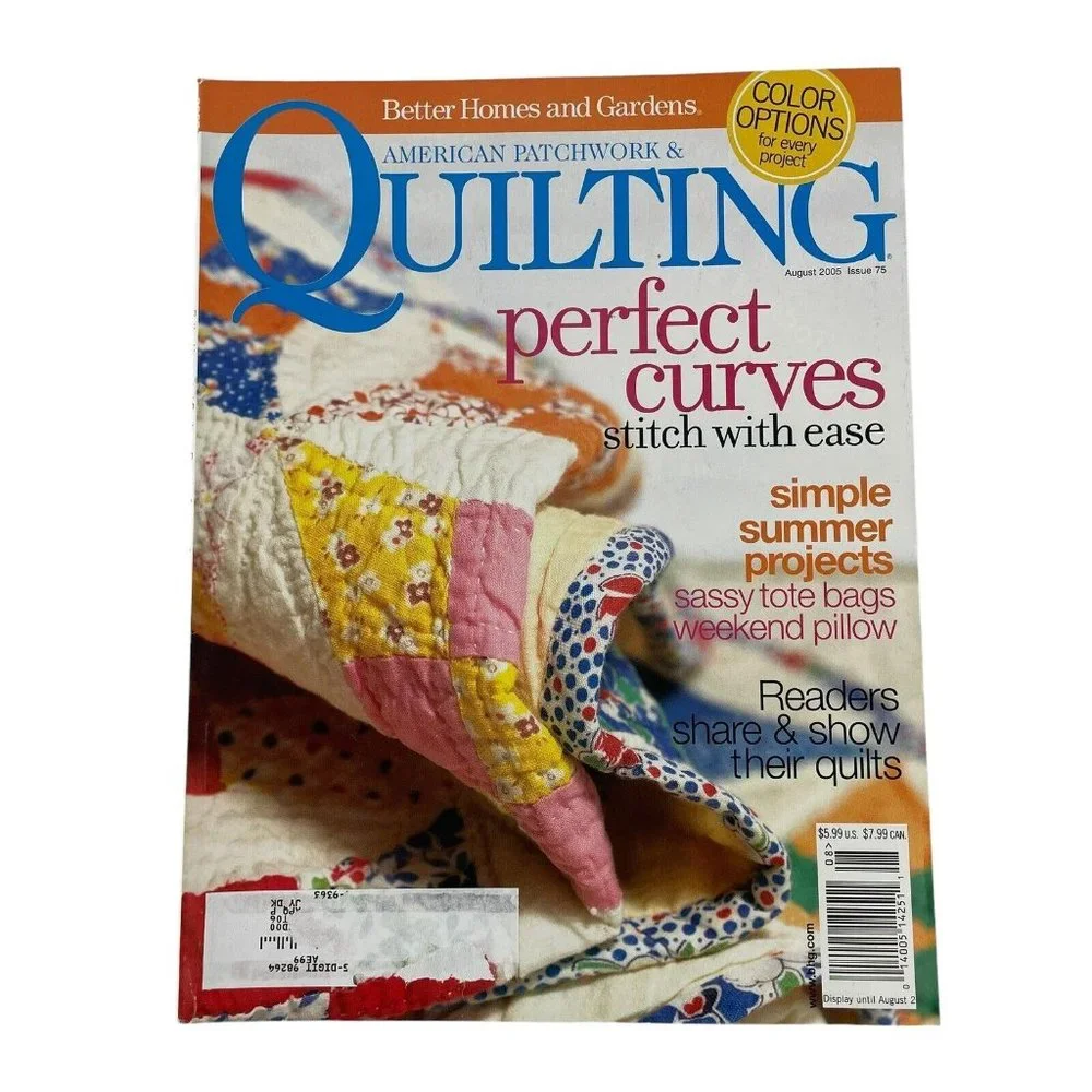 Better‎ Homes & Gardens American Patchwork & Quilting Magazines Full Year 2005